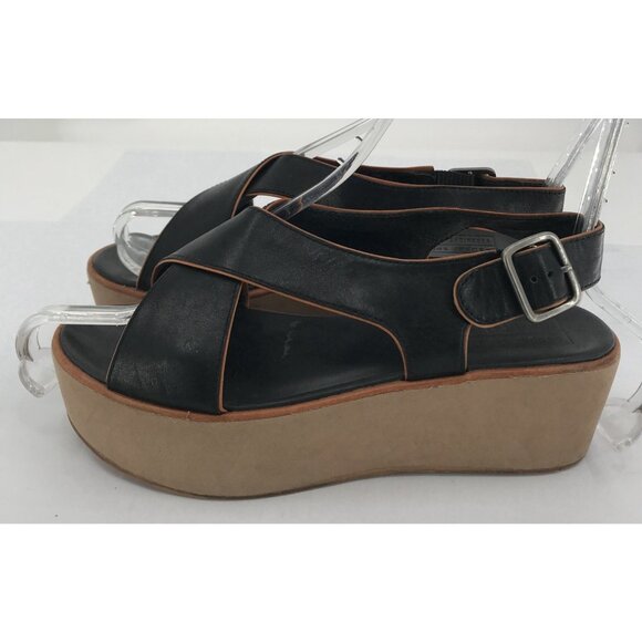 Camper Together Veronique Branquiho Sandals Womens Size 37 US 6.5 Black Leather - Picture 9 of 16